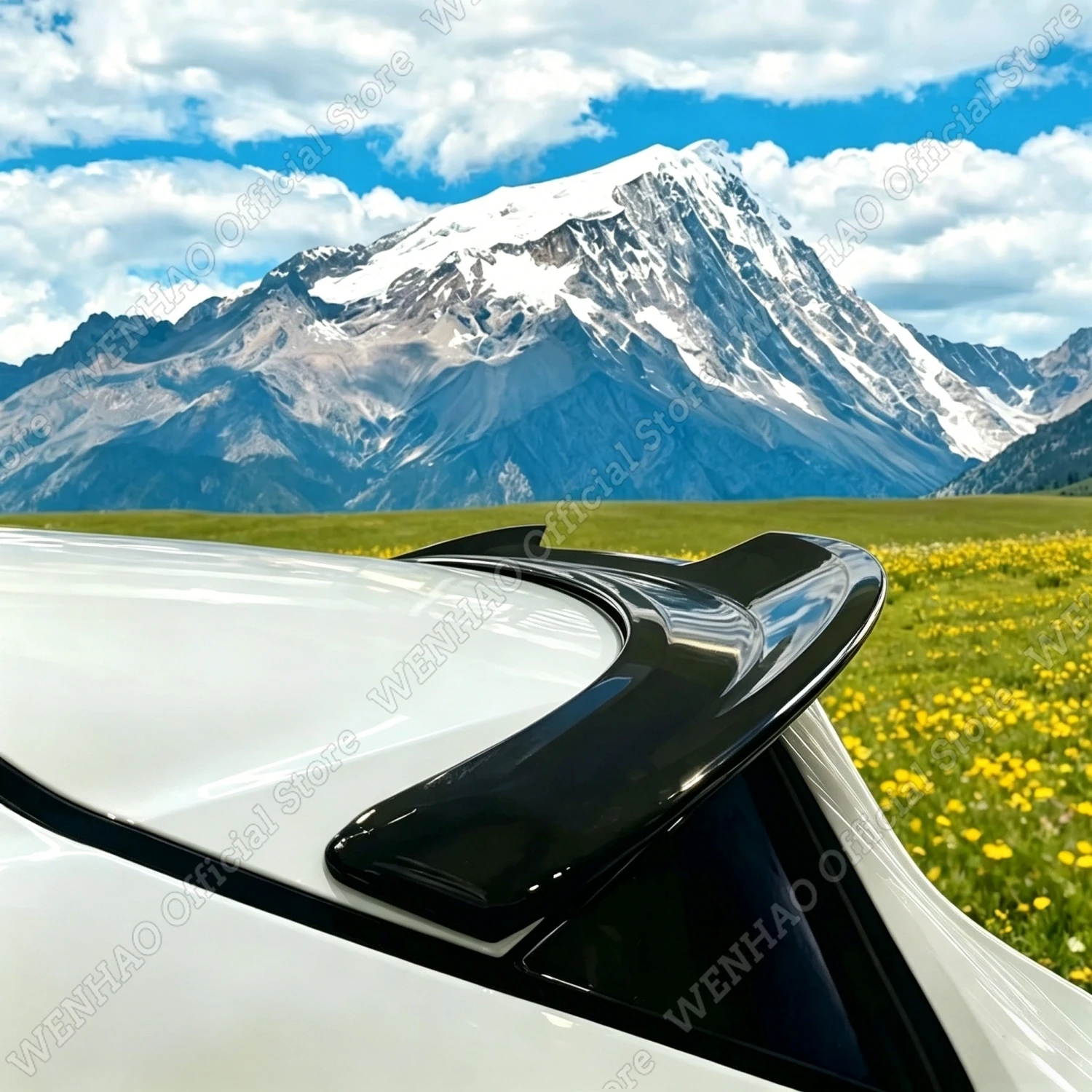 

Глянцевый черный задний спойлер на крышу для Volkswagen CC Arteon Shooting Brake TDI TSI R 2020-2026: тюнинг-спойлеры и обвесы