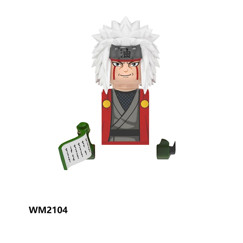 WM6105 WM6106 WM6107 WM6108 Naruto blocks Building Blocks Anime cartoon mini bricks action toy figures Naruto Bricks kids Gifts