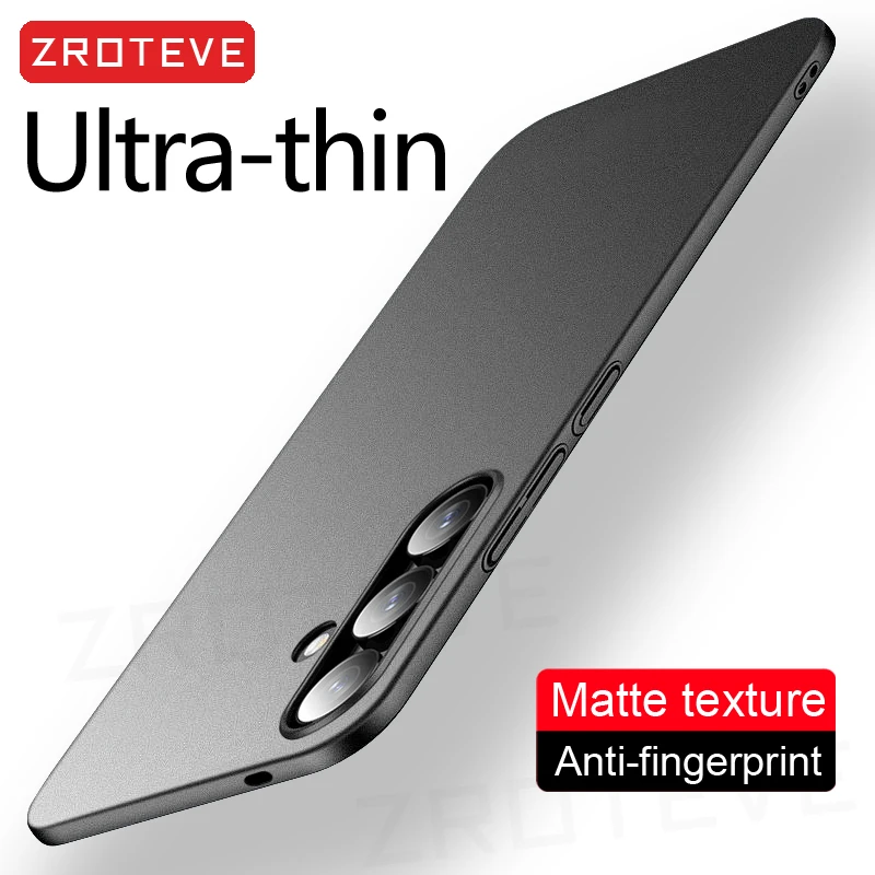 S25 Fall Zroteve Schlanke Harte PC Frosted Abdeckung Für Samsung Galaxy S25 Rand S24 S23 S22 Ultra S21 S20 FE S10 plus S24 + Telefon Fällen