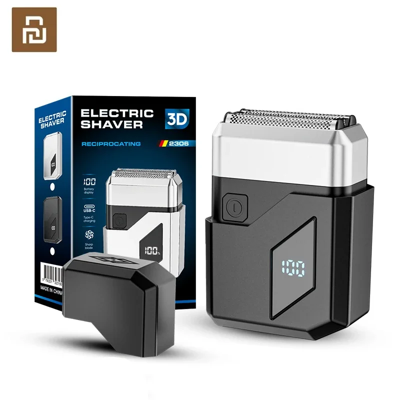 

Youpin Electric Shaver Reciprocating Dual Cutter Blade Waterproof Mini Portable Rechargeable Holder Razor