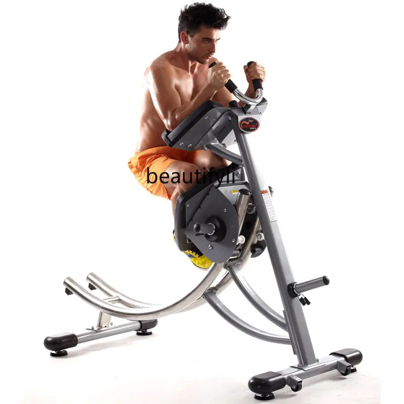 Commercial AB Rocket Fitness Equipment Thin Belly Training Abdominal Machine Roller Coaster Belly Rolling Machine