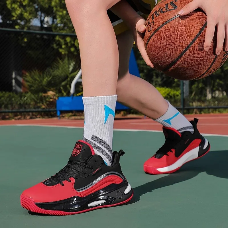 

2025 Summer Bestseller Launch Professional Kids' Basketball Shoes High-Rebound Kids' Basketball Shoes Excellent