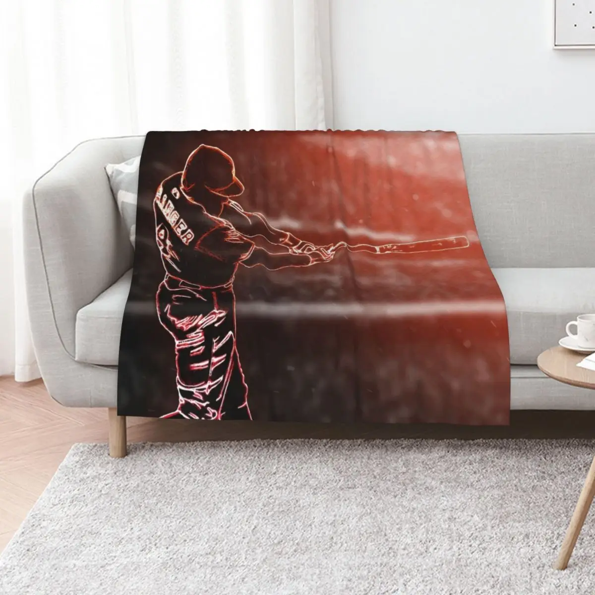 جورج سبرينغر توهج الفني رمي بطانية زينة عيد الميلاد أنعم البطانيات للسرير الدافئ لبطانيات الشتاء #1