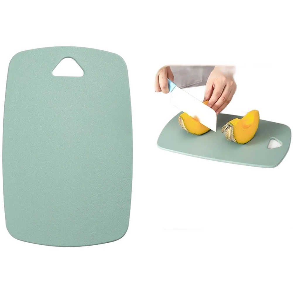 

Double Sided Baby Food Cutting Board Set Plastic Kitchen Chopping Boards Non Slip Hanging Hole Triangle Design