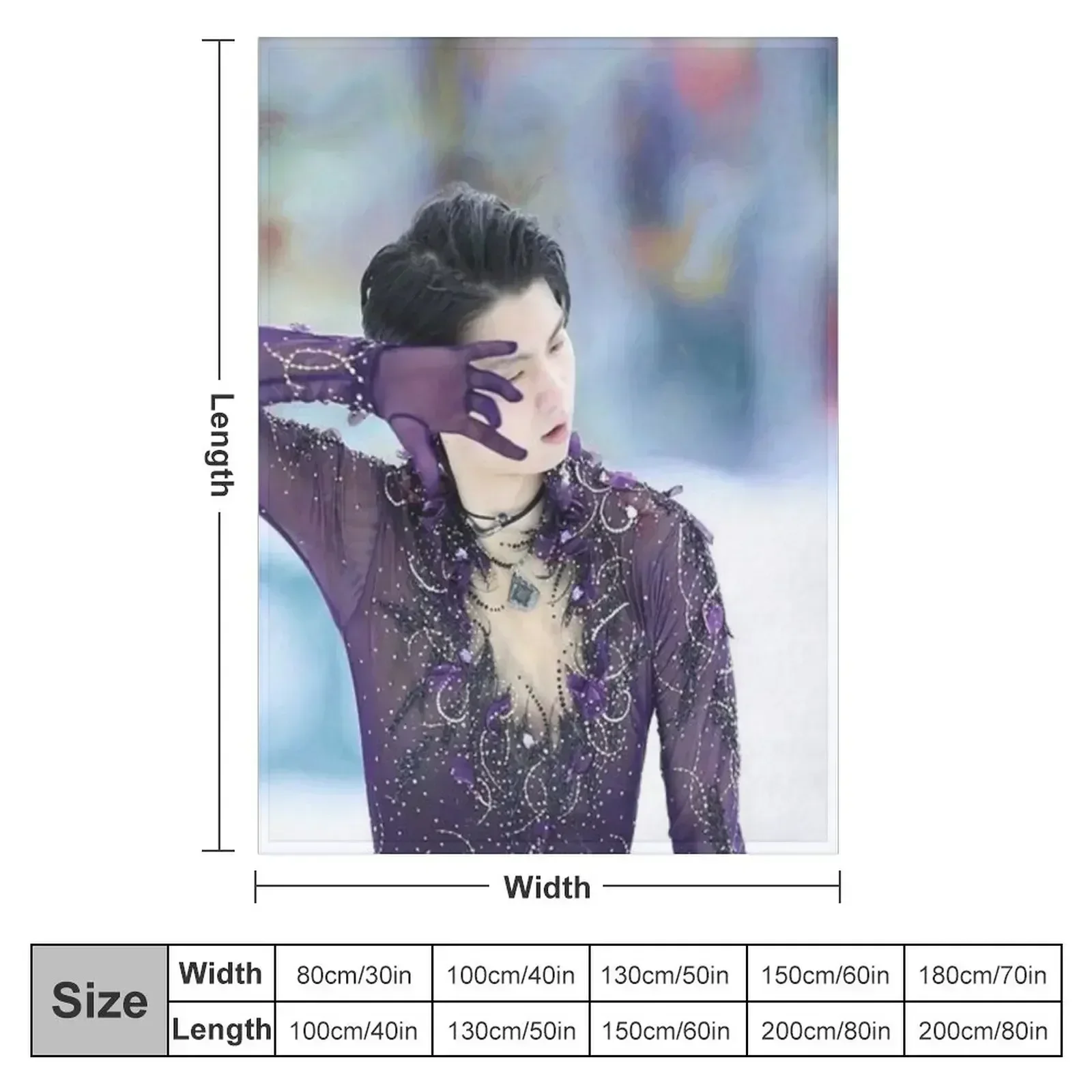 Yuzuru Hanyu Throw Blanket Decorative Throw Weighted valentine gift ideas Multi-Purpose Blankets