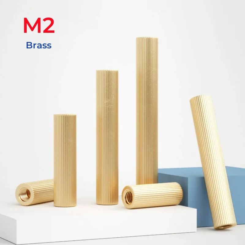 M2 Brass Round Standoff Spacer Female Threaded Spacer