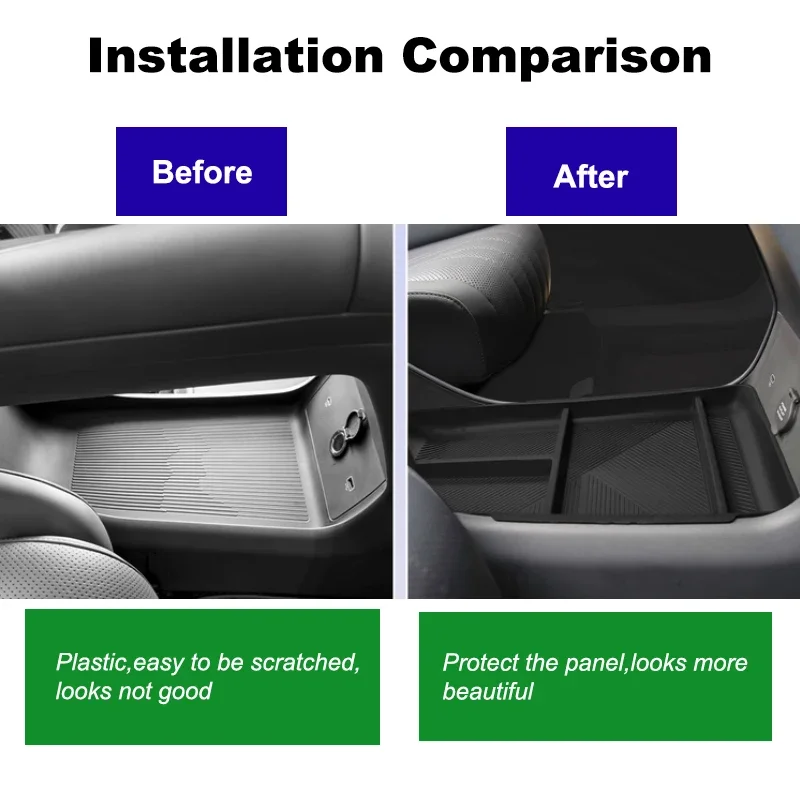 For Geely Galaxy E5 EX5 2024 2025 Central Control Lower Storage Box Armrest Storage Box Interior Accessories