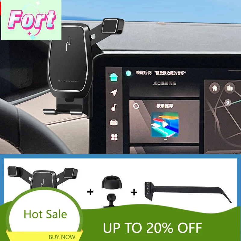 New For Changan UNI-S CS55Plus Restyling 2024 Car Mobile Phone Holder Central Control Display Screen Mount Bracket Stand Accesso