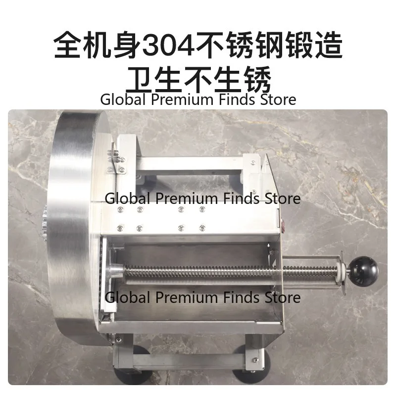 Electric Commercial Fruit Vegetable Slicer Lemon Potato Lotus Root Garlic Cutter For Bubble Tea Shop