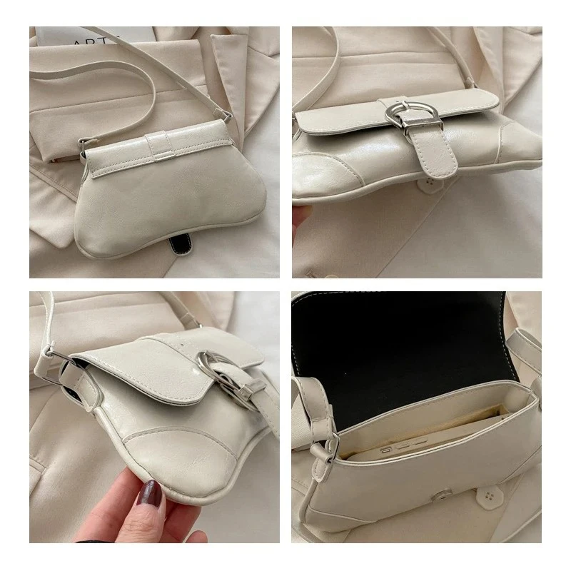 패션 새들백 겨드랑이 가방 싱글 숄더 스몰 고급스러운 원숄더 출퇴근 다용도 크로스백