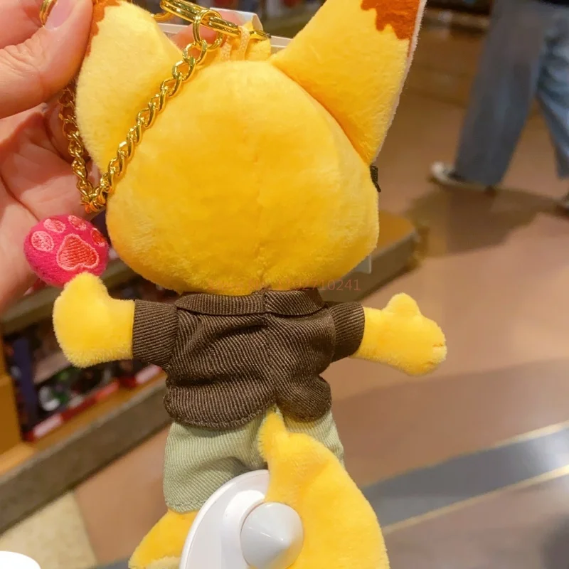 حقيقية ديزني Zootopia ضابط الشرطة النظارات الشمسية جودي ونيك فينيك قلادة دمية على ظهره حقيبة كتب المفاتيح قلادة هدية لعبة