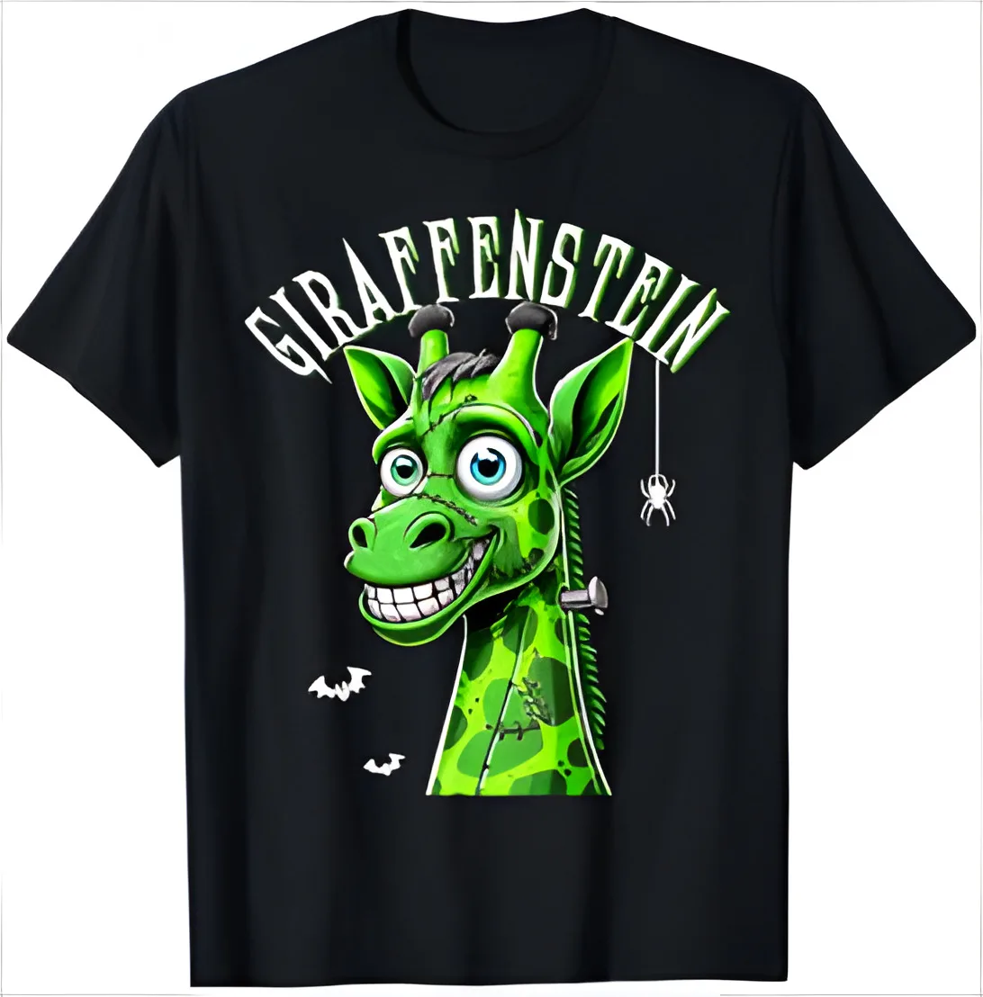 Giraffen stein lustige Frankenstein Giraffe niedlichen Halloween T-Shirt