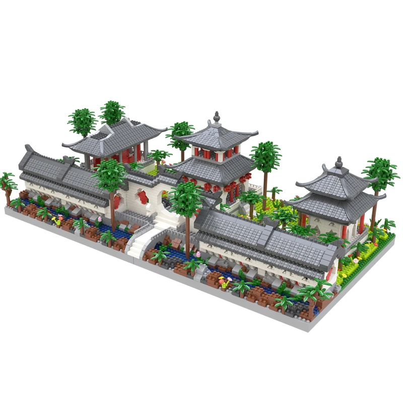 Difficult adult building blocks for children gift Suzhou Garden 3-in-1 classic building puzzle assembly model 3888+Pcs