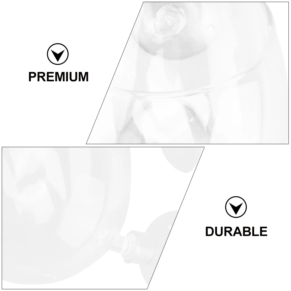 

2pcs Water Grass Cup Glass Aquatic Plant Pot With Suction Cups Permeable Bottom For Fish Tank Shrimp Aquarium Decor Cultivate