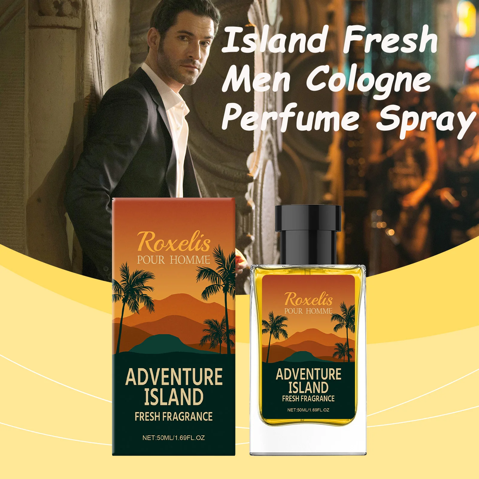 

Island Fresh Men Cologne Perfume Spray Long Lasting Scent Pheromone Flirting Romantic Couple Dating Gentlemen Charming Perfume