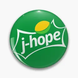 J Hope Sprite Customizable Soft Button Pin Lover Brooch Women Cartoon Decor Badge Hat Fashion Gift Funny Creative Collar