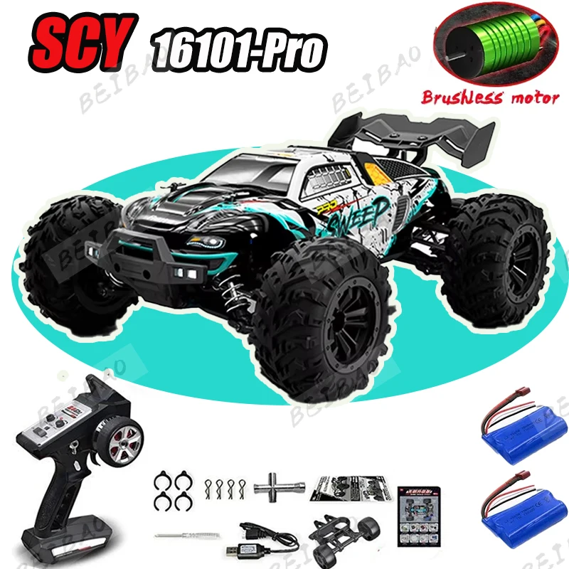 

1:16 75 км/ч или 50 км/ч 4WD RC автомобиль со светодиодным пультом дистанционного управления Высокоскоростной дрейф-монстр-трак для детей Vs Wltoys 144001 Игрушки
