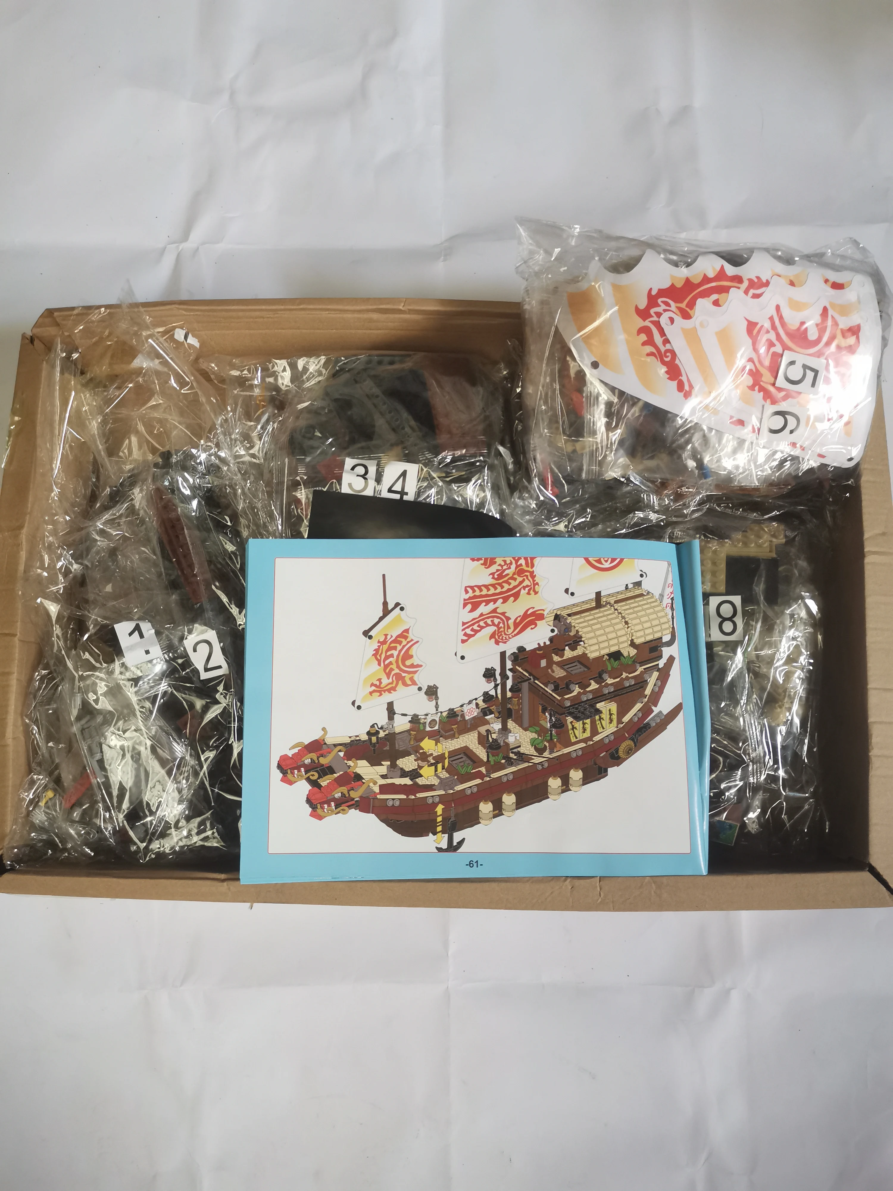 Hot sales Unzip the game TOYS MOC Destiny Boat 2367Pcs Flying Bounty Ship Building Blocks Bricks Birthday Christmas Gifts