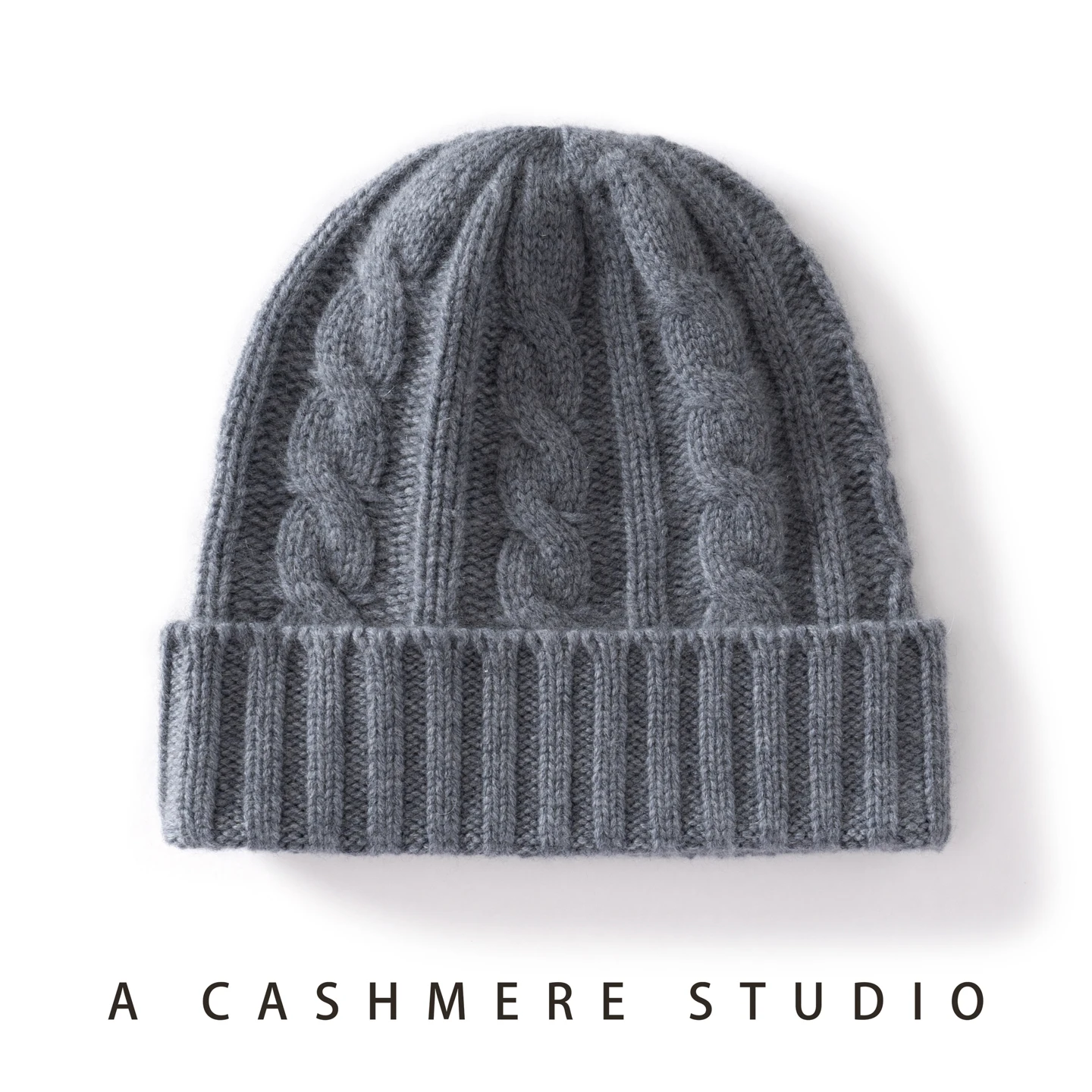 Kaschmir Hut Für Frauen/Männer Winter Neue Verdickte Fashion Solid Twisted Gestrickte Mützen Hüte Casual Unisex Outdoor Weiche Warme kappen – Detail 16