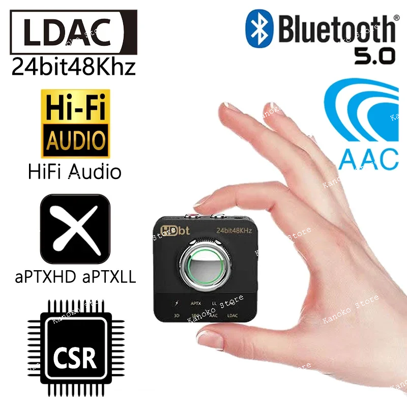 Csr Core Ldac Fever Aptxhd Adaptor Penerima Audio Berkualitas Tinggi Aptxll Latensi Rendah