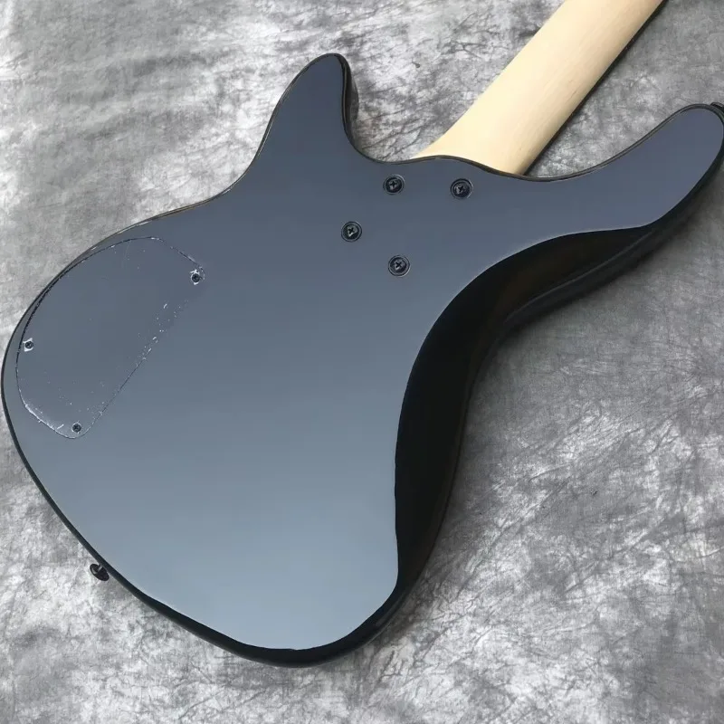 24 Fret 5String Electric Bass, Beginner Level 5String Bass Guitar for Band Performances