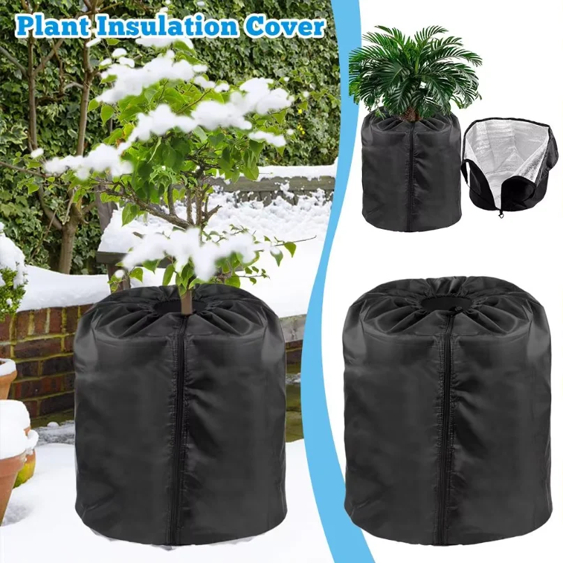 Winter Plant Pot Cover Winter Flower Pot Cover with Freeze Protection Cold Weather Trees Jacket