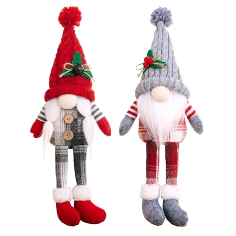 Gnome Dolls Decoration For Home Dangle Leg Shelf Sitters Scandinavian Tomtes Ornaments A Durable 8 X 40Cm