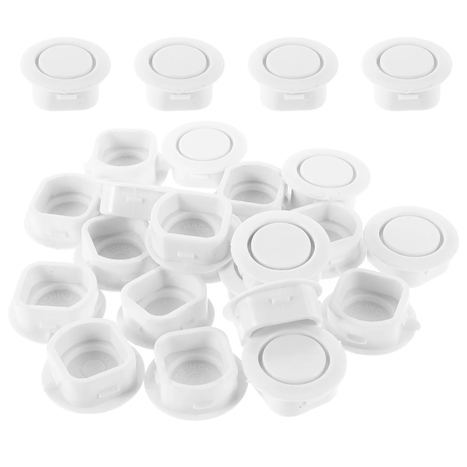 

50Pcs Radar Hole Decorative Cap Car Bumper Plugs Universal Fit Dustproof Waterproof Stylish Upgrade Car Bumper Hole Cap