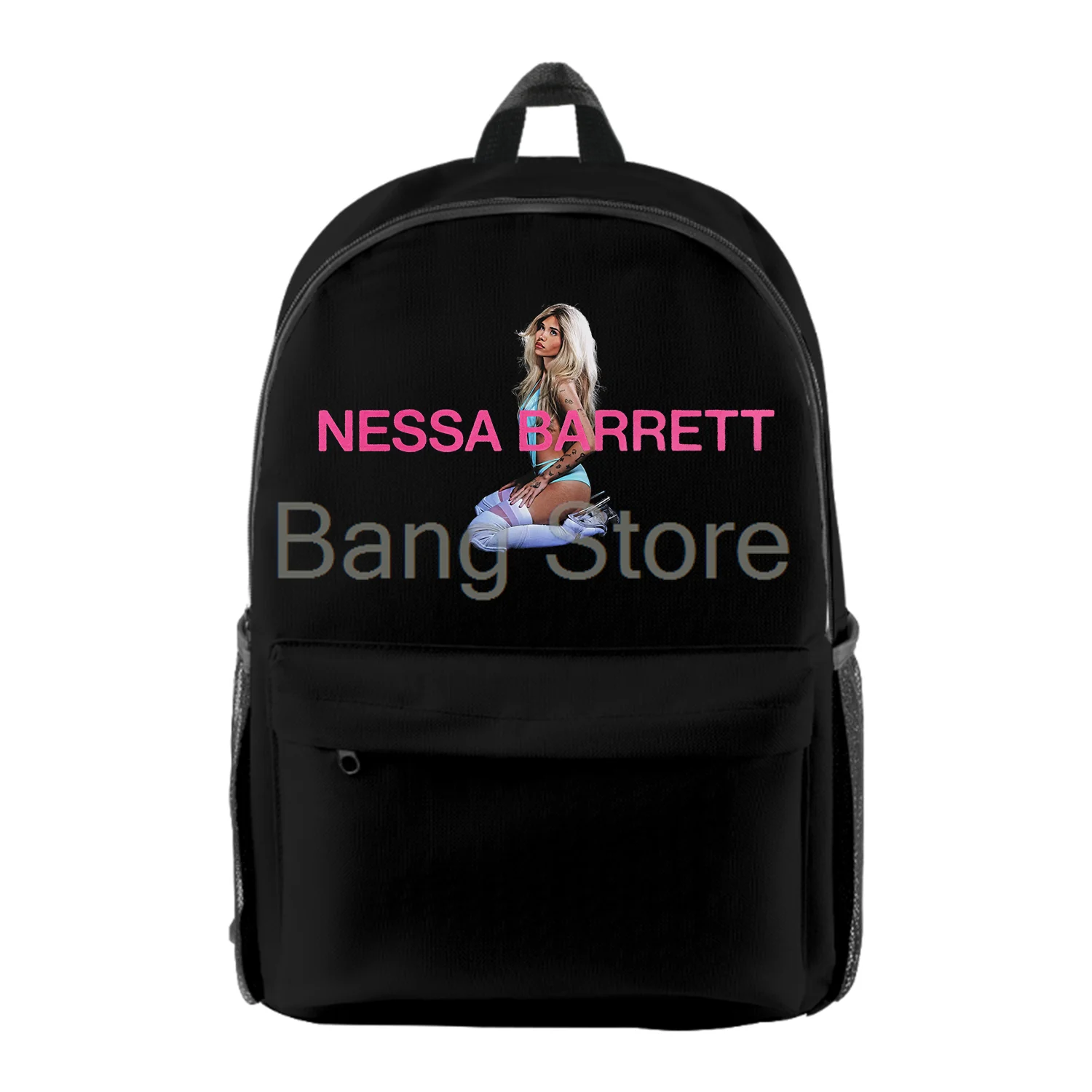 Nessa Barrett Aftercare World Tour Backpack Women Men Shoulders Bag Casual Streetwear Daypack Unisex Travel Bags