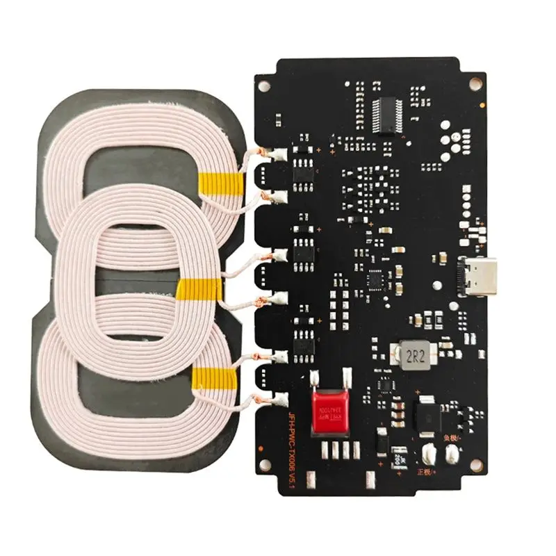 

24-Hour Delivery 10-24V 20W Wireless Module Type-C For 3-Coil High Power Fast Charging Module For Car