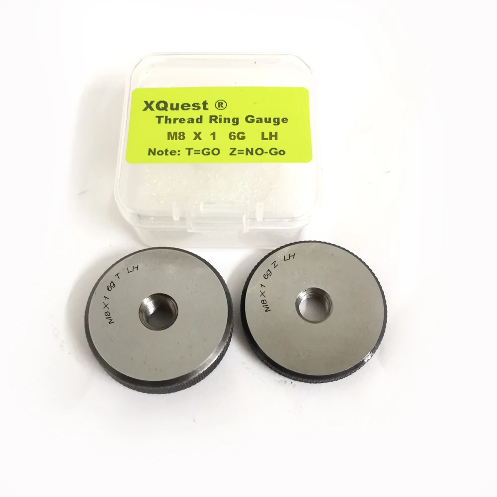 6G Metric Left Thread Ring Gauge Set M2 M3 M4 M5 M6 Lh Fine Screw Threads Gage Gauges Sets M8 M10 M12 M8X1 M12X1.5 M10X1.5