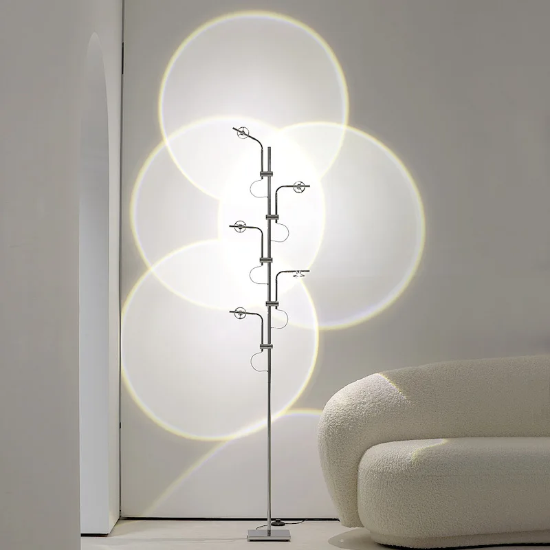 

Ambient Floor Lamp Nordic Light Luxury Art Sunset Projection Living Room Sofa Wall Corner LED Lamp Lights Table Lamp