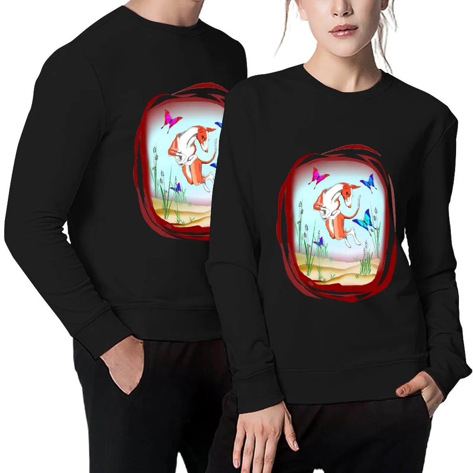 

IBIZAN HOUND FANTASY. Pullover men clothing korean clothes anime clothes mens designer clothes men's sweatshirts