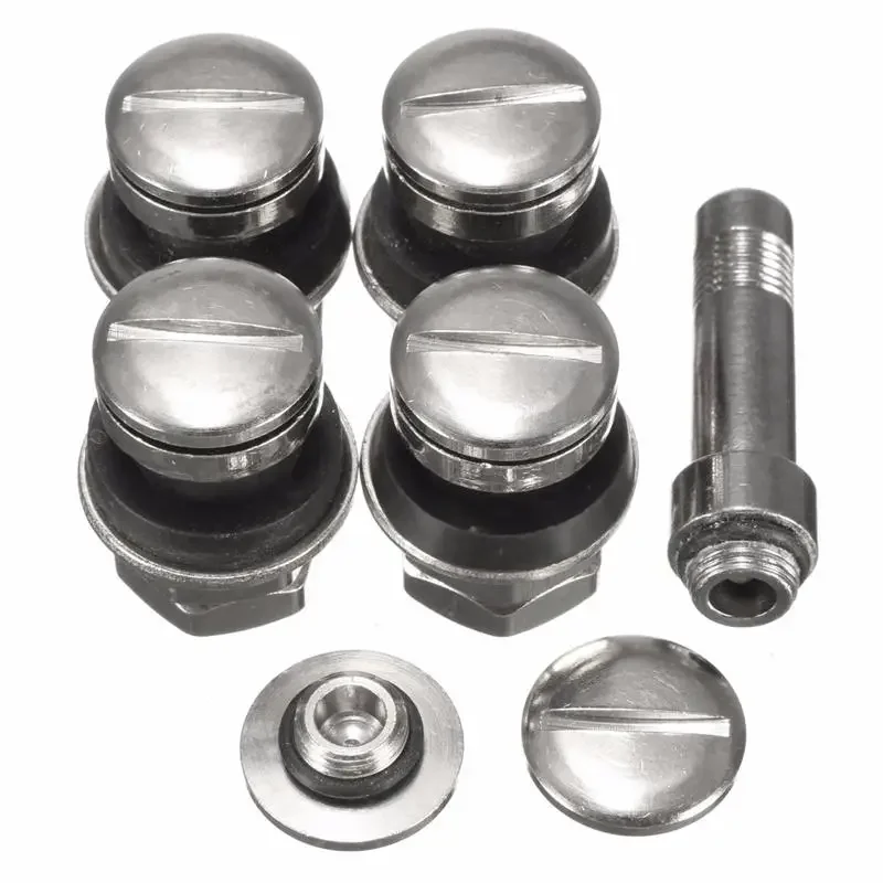 4pcs Invisible Motorcycle Car Truck Air Wheel Tire Valve Caps Chrome Metal Car Truck Wheel Scooter Valve Stem