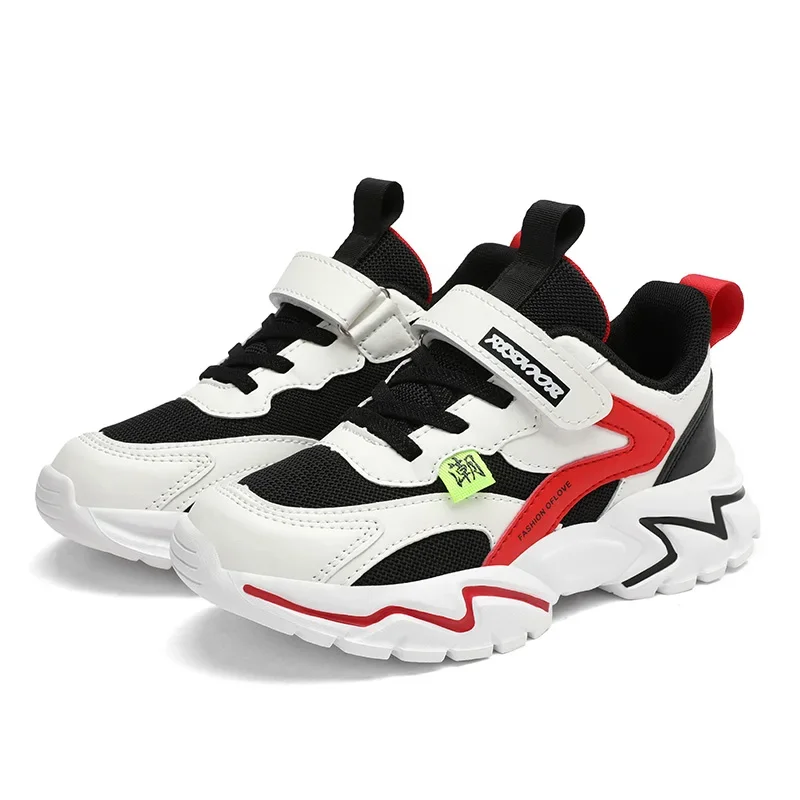 

2025 Girls Boys Fashion Sneakers Comfortable Kids Sports Shoes Breathable Casual Mesh Shoes