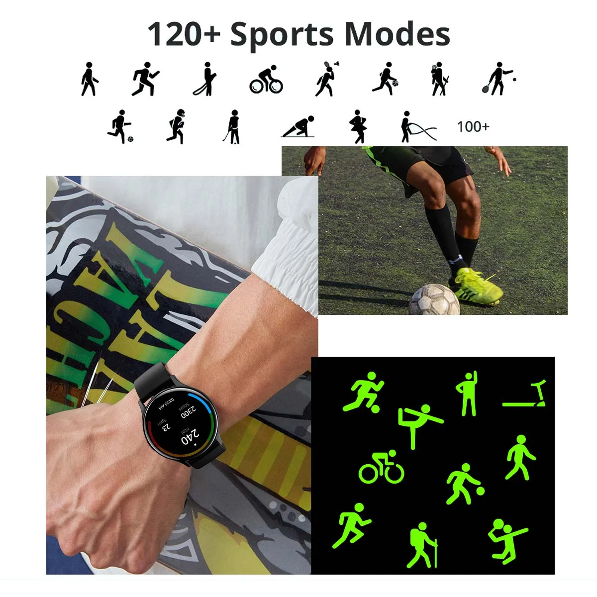 Senbono Mannen Smart Watch Hk89 1.43 Amoled Antwoord Make Call Horloge Altijd Te Zien Ip68 Waterdichte Sport Smartwatch Vrouwen Mannen