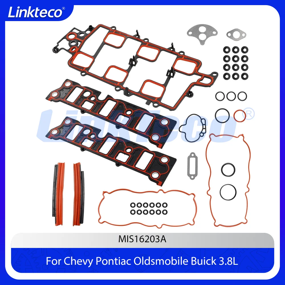 

Engine Intake Manifold Gasket Set Fit 3.8 L L36 L67 For Chevy Pontiac Oldsmobile Buick Lesabre LACROSSE Allure GRAND PRIX 3.8L
