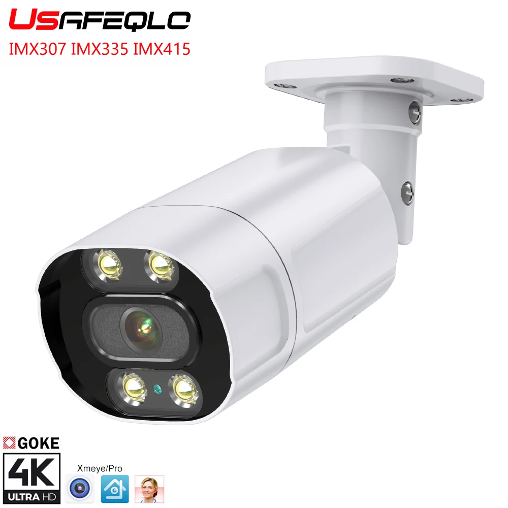 XMEYE Full Color IP Camera F1.6 Lens POE IMX Sensor 8MP 5MP IMX415 335 Security CCTV H.265 Waterproof Audio Video Surveillance