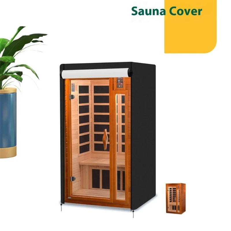 

Blocking Steambath Protective Protect 122x122x193cm Strong Impermeable Fabric With Reinforced Fringes For Gym Resort 37JD