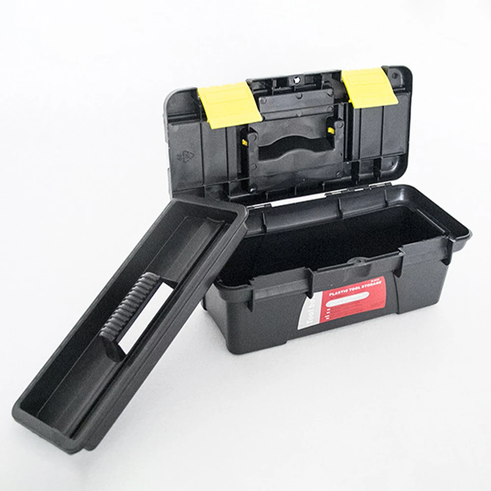 10 Inch Two-Layer Plastic Toolbox Mini Multi-Functional Accessories Box Tools Packaging Storage Case With Secure Locking