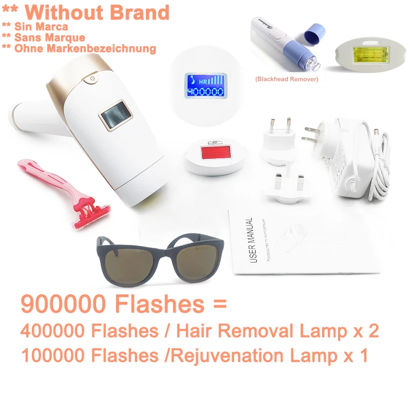 Lescolton 2in1 IPL Epilator Hair Removal LCD Display Machine T009i