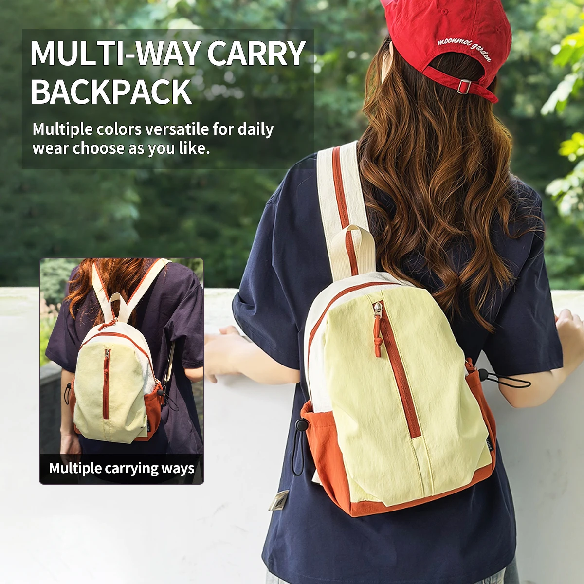 Cross-Border School Bags for Female Junior High School Students, Simple and Stylish High School Girls' Shoulder Bags, Backpacks, and High-Value College Student Backpacks