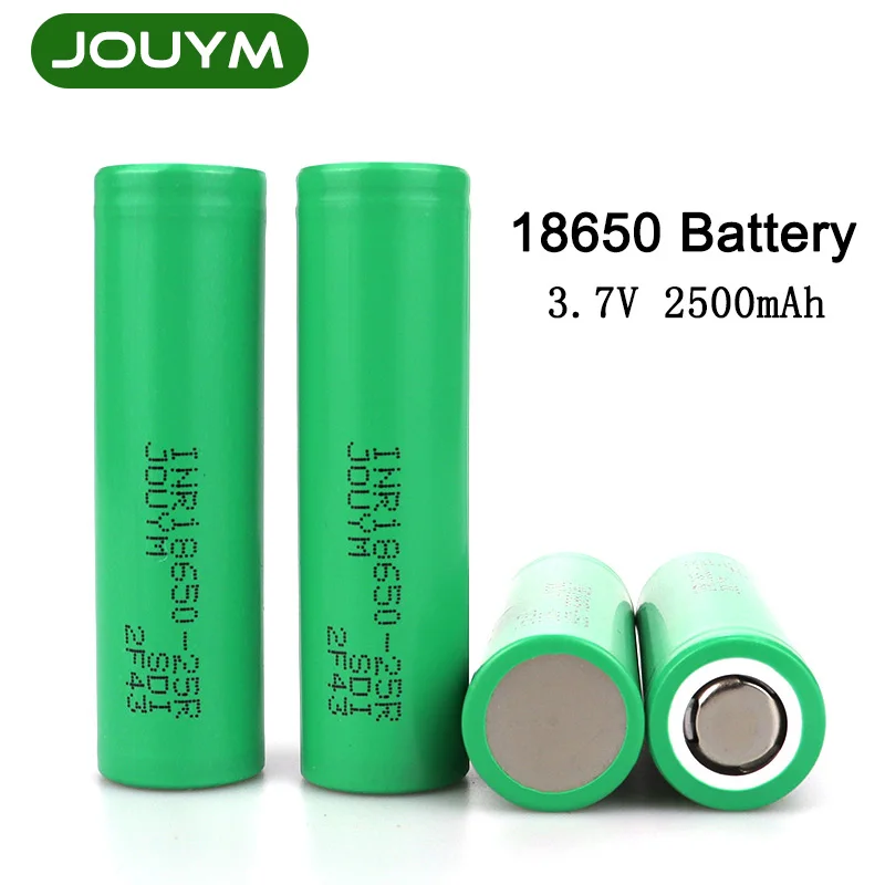 

Original 2500mAh 18650 Battery INR18650 25R 3.7V Lithium High Current Power Batteries for Screwdriver Tool