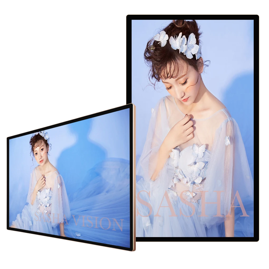 43 Inch Wall Mount Advertising Kiosk Machine B2B Ads Video Player Digital Signage And Displays