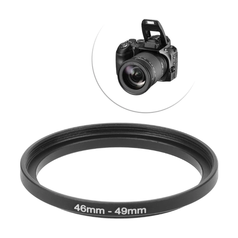 46 mm tot 49 mm metalen opstapringen lensadapter filter camera gereedschap accessoires nieuw