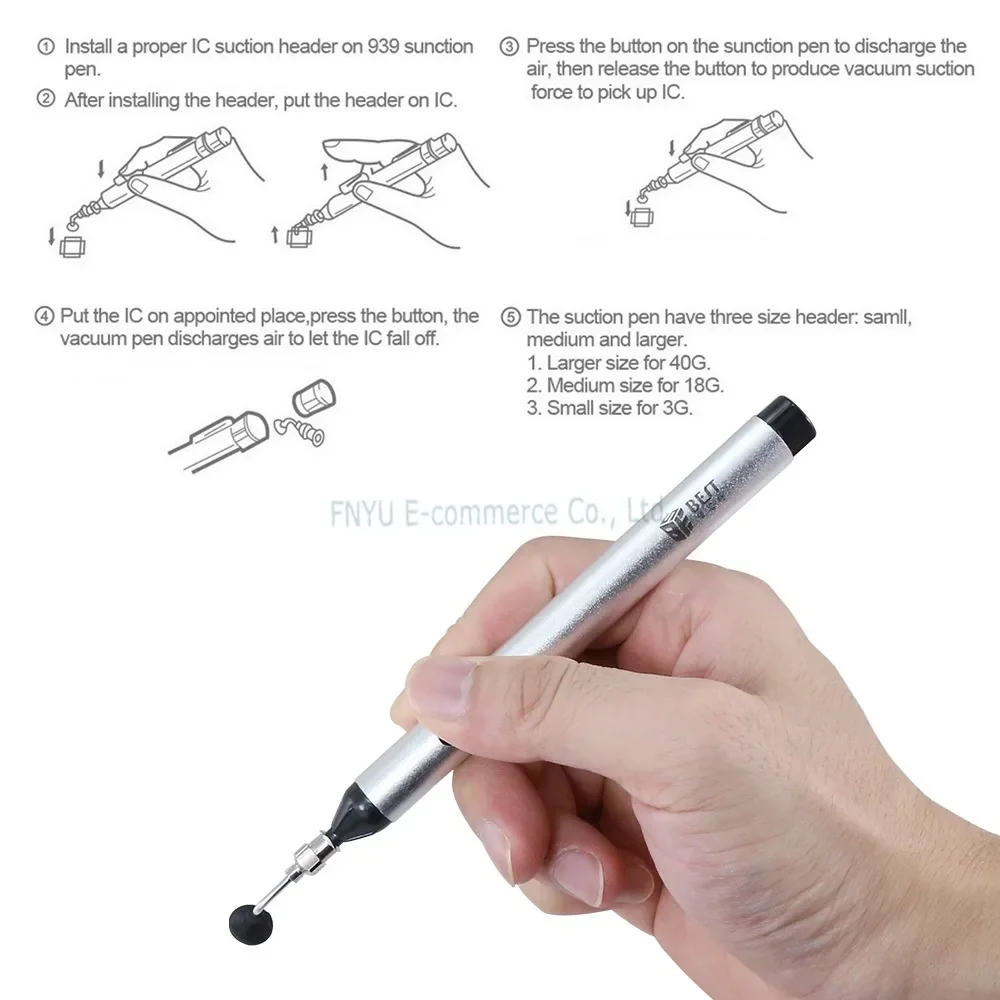 ปากกาดูดสูญญากาศที่ดีที่สุด939ดูดง่ายหัวดูด3หัวดูด SMD SMT aspirator PATCH PATCH PATCH PATCH PATCH PATCH PATCH PATCH PATCH pstyle Pick TOOL