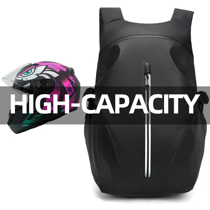 

Waterproof Motorcycle Backpack Outdoor Sports Moto Biker Cycling Riding Helmet Backpack Reflective Business Travel Laptop Bag