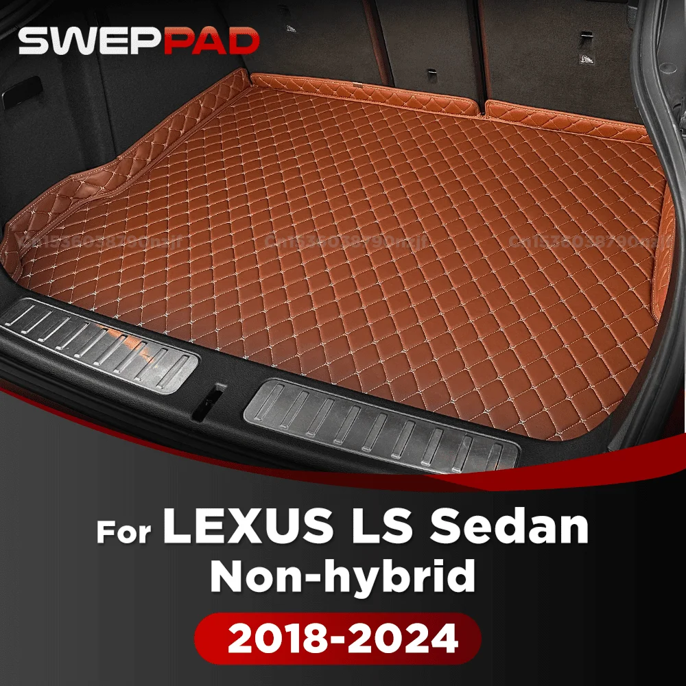 For LEXUS LS Sedan Non-hybrid 2018-2024 23 22 21 20 19 3D Car Trunk Mat Cargo Liner Carpet Interior Accessories