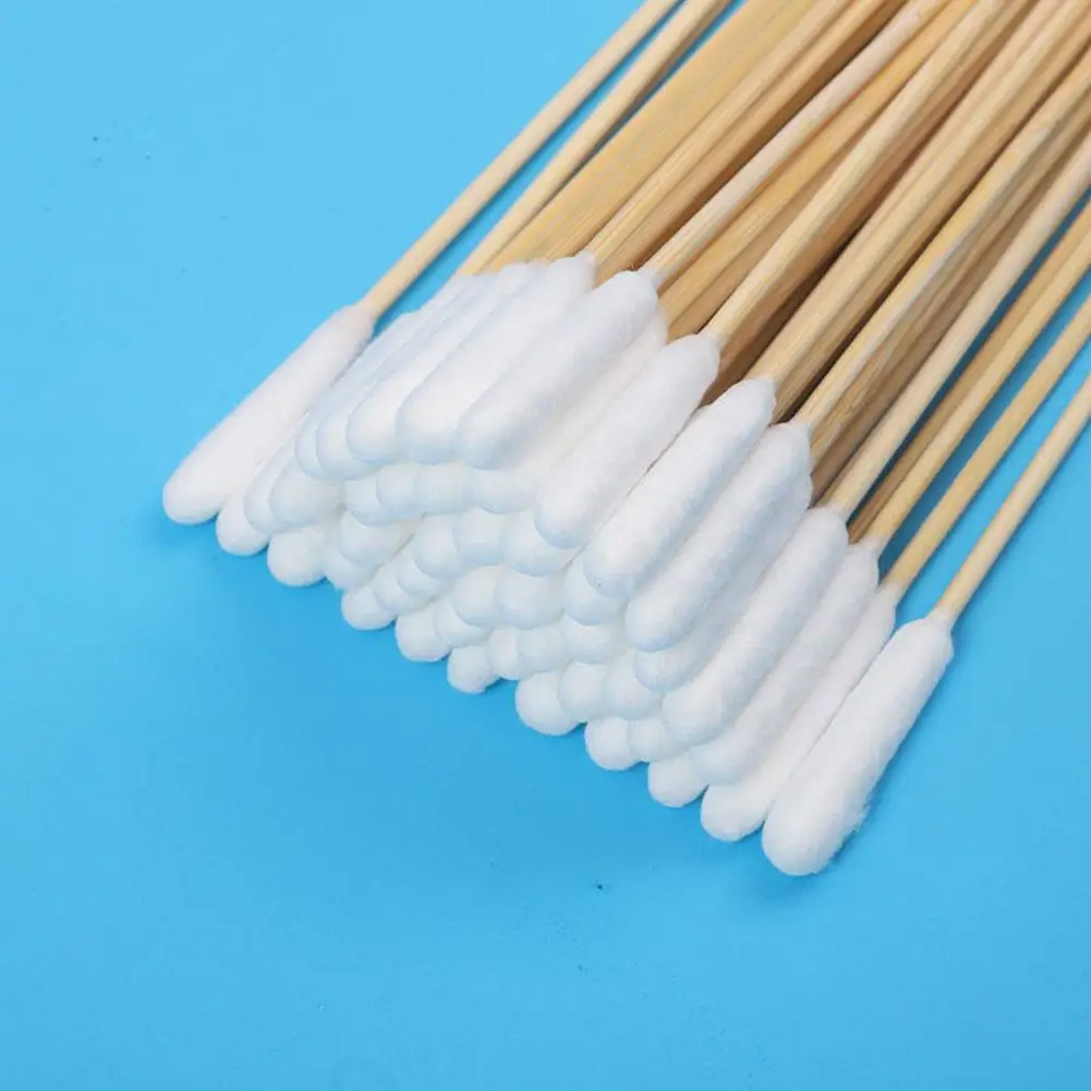 50/100 PCS Cotton Sticks Dog Ear Cleaning Cotton Sticks Dogs Cats Ear Cleaning Stain Removal Pet Ear Wax Removal Cotton Swabs