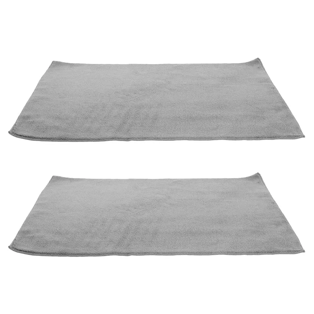 

2Pcs Coral Fleece Car High Absorbency Multi-Purpose Auto Wash Drying Cloths Car Detailing Supplies